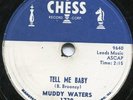MUDDY WATERS - TELL ME BABY/RECIPE FOR LOVE - CHESS