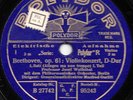 JOSEF WOLFSTHAL - Violin Concerto by Beethoven - 5xPOLYDOR 78rpm /E