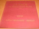 BACH Well Tempered Clavier 2 GUSTAV LEONHARDT harpsichord Harmonia Mundi 3LP ED1