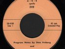 Scarce Stan Freberg Advertising 45 EP for Zee Paper Products