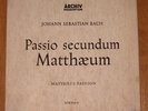 BACH RICHTER Passio secundum Matthaeum 1st. ED STEREO ARCHIV 4(lps) LINEN BOX