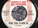 APOLLOS SHOW BAND Peace Still Is With Us 45 RARE funk *HEAR*