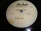 SOUL- NO NAME- FINDERS KEEPERS - SCREEN GEMS - DICK CHARLES 45 RPM ACETATE- HEAR