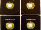 4 NM BEATLES original Apple 45's/Hey Jude,Let It Be,Something,Come Together etc.