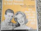 Shelley Fabares Paul Petersen 45rpm w/PS What Did They Do Before Rock & Roll
