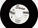 BEATLES, SHE LOVES YOU, SWAN BLACK PRINT WHITE LABEL ULTRA-RARE NEAR MINT PROMO