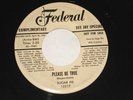 HANK AND SUGAR PIE Blues R&B 45 On Federal Listen