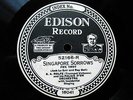 B.A. ROLFE ORCHESTRA 'SINGAPORE SORROWS' ELECTRIC EDISON DIAMOND DISC 52166