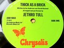 JETHRO TULL Thick As A Brick 1972 UK CHRYSALIS 1st WHITE i PRESS MINT/UNPLAYED