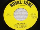 NORTHERN SOUL FUNK 45 GENE ANDERSON ON ROYAL TONE THE LONELIEST ONE / THE GIGILO