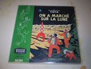 ancien disque vinyle 33T  de TINTIN 