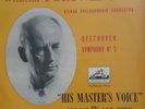 HMV ALP1195 Red/Gold Beethoven - Symphony no.5 - Furtwangler