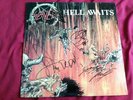 Slayer 'Hell Awaits' LP record, SIGNED by all 4 original members, RARE, perfect