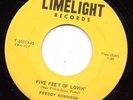 ROCKABILLY R&B on LIMELIGHT--FREDDY ROBINSON--HEAR BOTH