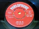 Beatles LOVE ME DO/PS I LOVE YOU, ORIGINAL 1962 UK 1ST ISSUE RED LABEL VINYL 45.