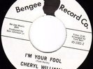 Cheryl Williams I'm Your Fool Rare Northern Soul Sister Funk 45 *Hear*