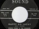 rare Soul 45 CHUCK CORBY & CHANCES happy go lucky SOUND Hear