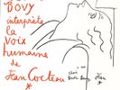 Jean Cocteau   Berthe Bovy   La voix humaine  coffret d'origine