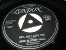 GENE ALLISON Hey Hey I Love You very rare original 1958 7