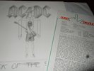 AC/DC : FLICK OF THE SWITCH LP 1983 ATLANTIC GERMANY + ORIGINAL DOUBLESIDED PROM