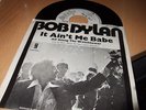BOB DYLAN : IT AINT ME BABE WHITE LABEL PROMO 7