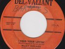 CROSSOVER 45 RPM - MARY HOLMES on DELVALIANT RECORDS