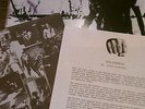 MISFITS - WALK AMONG US LP RUBY w/ INSANELY RARE PROMO SHEET VG++ DANZIG KBD