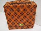 RECORD LIBRARY VINTAGE STORAGE SINGLE FOLDER CARRY CASE 7