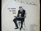 BOBBEJAAN SCHOEPEN - Ich Weine in Mein Bier 60's LP AUS BRASILIEN Selten