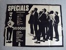Large original 1979 SPECIALS lp promo poster Two Tone 30x40 inches Rare punk ska