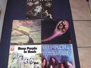 5x Deep Purple Lps: IN ROCK+CHILD IN TIME+STORMBRINGER+FIREBALL+MACHINE HEAD