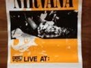 Nirvana Poster  Original 1980s Jeff Ross Sub Pop Silkscreen tour promo rare kurt