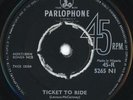 Beatles - Ticket To Ride - Extraordinarily Rare Nigerian Pressing