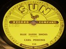 CARL PERKINS 78 rpm Blue Suede Shoes SUN 234 rockabilly E