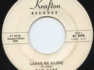 HEAR - Rare R&B / Soul 45 - Ray Agee - Leave Me Alone - Krafton # KT 621