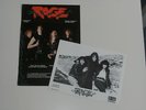 Rage - Rare German Promo Press Kit & Photo 1986 - Speed Power Heavy Metal