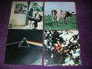 4x Pink Floyd Lps, Atom Heart Mother, Dark Side,Ummagumma,Obscured by Clouds,Top