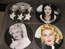 MADONNA GIVE ME ALL YOUR LUVIN 4  PICTURE DISC   SET ,INCLUDES PARTS 1,2, 3 & 4