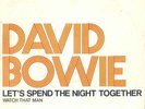 DAVID BOWIE Let's Spend The Night Together ITALY 1973 2-trk 7