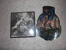 JAG PANZER  Death Row  2 shaped discs  Vinyl Record  80's metal 45rpm