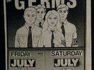 The Germs Punk Flyer at The Whiskey L.A. 1978ish