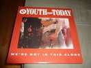 YOUTH OF TODAY We're Not In This Alone lp  FIRST PRESSING Caroline MINTY
