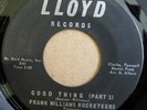 FRANK WILLIAMS ROCKETERS / LITTLE BEAVER Good Thing LLOYD MIAMI FUNK SOUL 45 