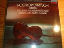 ROSTROPOVICH BRITTEN Cello Sonatas 2-LP-Box DECCA
