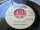 1958 ROCKABILLY 45 DENNIS HERROLD on PROMO IMPERIAL ''HIP HIP BABY'' VG++