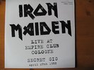 2LP IRON MAIDEN - LIVE AT EMPIRE CLUB COLOGNE ( BROWN MARBLE VINYL )