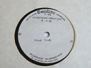 Four Tops Something About You 1-Sided EMIDISC Acetate 1965 Motown