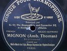DE L'ISLE Marie Opera 78rpm G&T 33440 Paris, Mignon-Styrienne