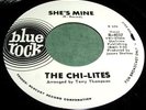 THE CHI-LITES She's Mine 45 Rare Blue Rock Northern Soul NM- Orig