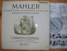 SAX 2321 Mahler 1st UK T/s GROOVED Label Christa Ludwig RARE Kindertotenleider